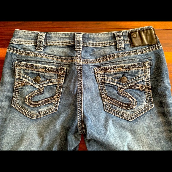 SILVER AIKO mid rise bootcutđź‘– jeans - Picture 4 of 6